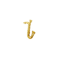 Saxophone Pendant (14K) Popular Jewelry New York