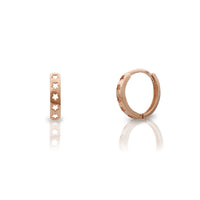 Silhouette Star Huggie Earrings Rose Gold (14K) Popular Jewelry New York