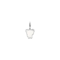 Adorable Cartoon Panda Charm (Silver) back - Popular Jewelry - New York