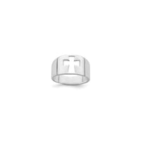 Cut-Out Cross Pattée Ring (Silver) main - Popular Jewelry - New York
