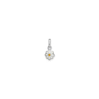 Daisy Enamel Pendant (Silver)