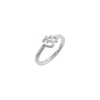 Om Ring (Silver) diagonal - Popular Jewelry - New York
