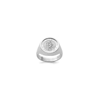 Saint Christopher Signet Ring (Silver) main - Popular Jewelry - New York