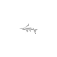 Swordfish Pendant (Silver) front - Popular Jewelry - New York