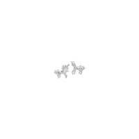 Unicorn Stud Earrings (Silver) side - Popular Jewelry - New York