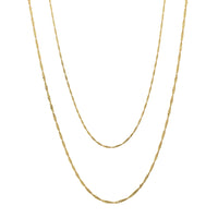 Singapore Link Necklace (10K)