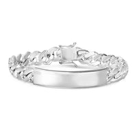 Solid ID Miami Cuban Bracelet (Silver)