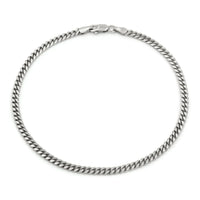 Miami Cuban Anklet Bracelet (Silver)