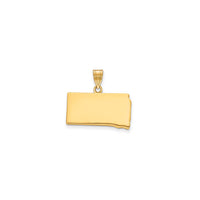 Plain South Dakota State Pendant (14K)