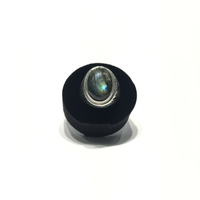 Labradorite Oval Ring (Silver) front - Popular Jewelry - New York