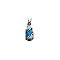 Blue Opal Talisman Pendant (Silver)