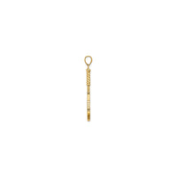 Tennis Racquet Pendant (14K)