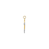 Tennis Racquet and Ball Pendant (14K)