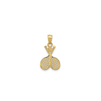 Tennis Racquet Pendant (14K)