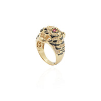 Stripes & Ice Tiger Ring (14K)