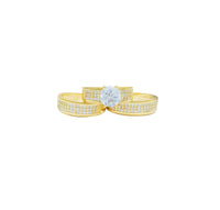 Three-Piece Set Engagement Rings (14K)