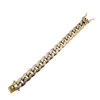 Two-Tone Cuban Bracelet (14K)