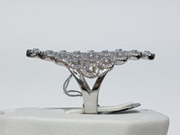 Teardrop Cluster Ring Silver - Lucky Diamond 恆福珠寶金行 New York City 169 Canal Street 10013 Jewelry store Playboi Charlie Chinatown @luckydiamondny 2124311180