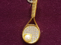 Tennis Racquet Pendant Silver - Lucky Diamond 恆福珠寶金行 New York City 169 Canal Street 10013 Jewelry store Playboi Charlie Chinatown @luckydiamondny 2124311180