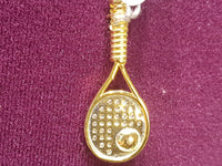Tennis Racquet Pendant Silver - Lucky Diamond 恆福珠寶金行 New York City 169 Canal Street 10013 Jewelry store Playboi Charlie Chinatown @luckydiamondny 2124311180