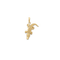 Textured Alligator Pendant (14K) Popular Jewelry New York