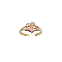 Textured Rose Jasmine Flower Ring (14K) Popular Jewelry New York