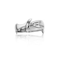Textured Shark Ring (Silver) Popular Jewelry New York