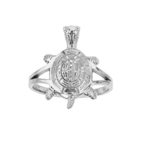 Textured Turtle Ring (Silver) Popular Jewelry New York