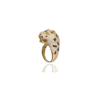 Tiger Iced-Out CZ Ring (14K)