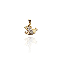 Frog CZ Pendant (14K)