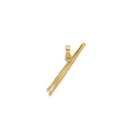 Tiny Moveable Drum Sticks Pendant (14K)