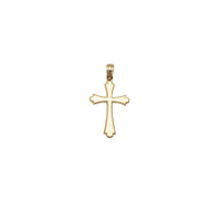 Tiny Plain Cross Pendant (14K)
