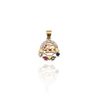 Tri-Color Elephant CZ Pendant (14K)