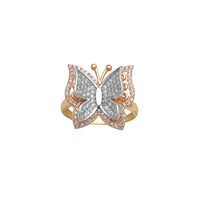 Tricolor Butterfly Ring (14K) Popular Jewelry New York
