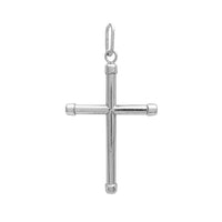 Tube Cross Pendant (Silver) Popular Jewelry New York