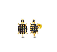 Turtle Stud Earrings (14K)