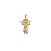 Two-Tone Diamond Cuts Baby Jesus Pendant (14K) Popular Jewelry New York