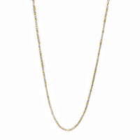 Two-Tone Threaded Vine Chain (14K)