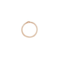 Diamond Snake Bypass Ring