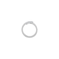 Diamond Coiled Snake Ring white (14K) setting - Popular Jewelry - New York