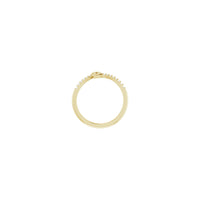 Diamond Snake Bypass Ring