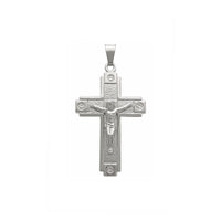 Crucifix Pendant (14K) front - Popular Jewelry - New York