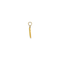 Bananas Pendant (14K) side - Popular Jewelry - New York