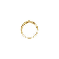 Fleur-de-lis Ring yellow (14K) setting - Popular Jewelry - New York