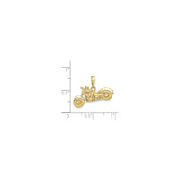 Motorcycle Pendant (14K) scale - Popular Jewelry - New York