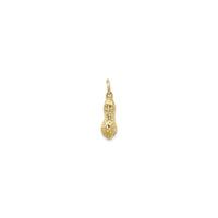 Peanut Pendant (14K) front - Popular Jewelry - New York