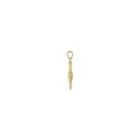 Pelican Pendant (14K) side - Popular Jewelry - New York