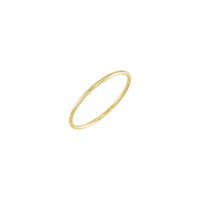 Stackable Plain Band Ring yellow (14K) diagonal - Popular Jewelry - New York