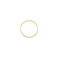 Stackable Plain Band Ring yellow (14K) setting - Popular Jewelry - New York