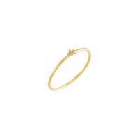 Star Stackable Ring (14K) diagonal - Popular Jewelry - New York